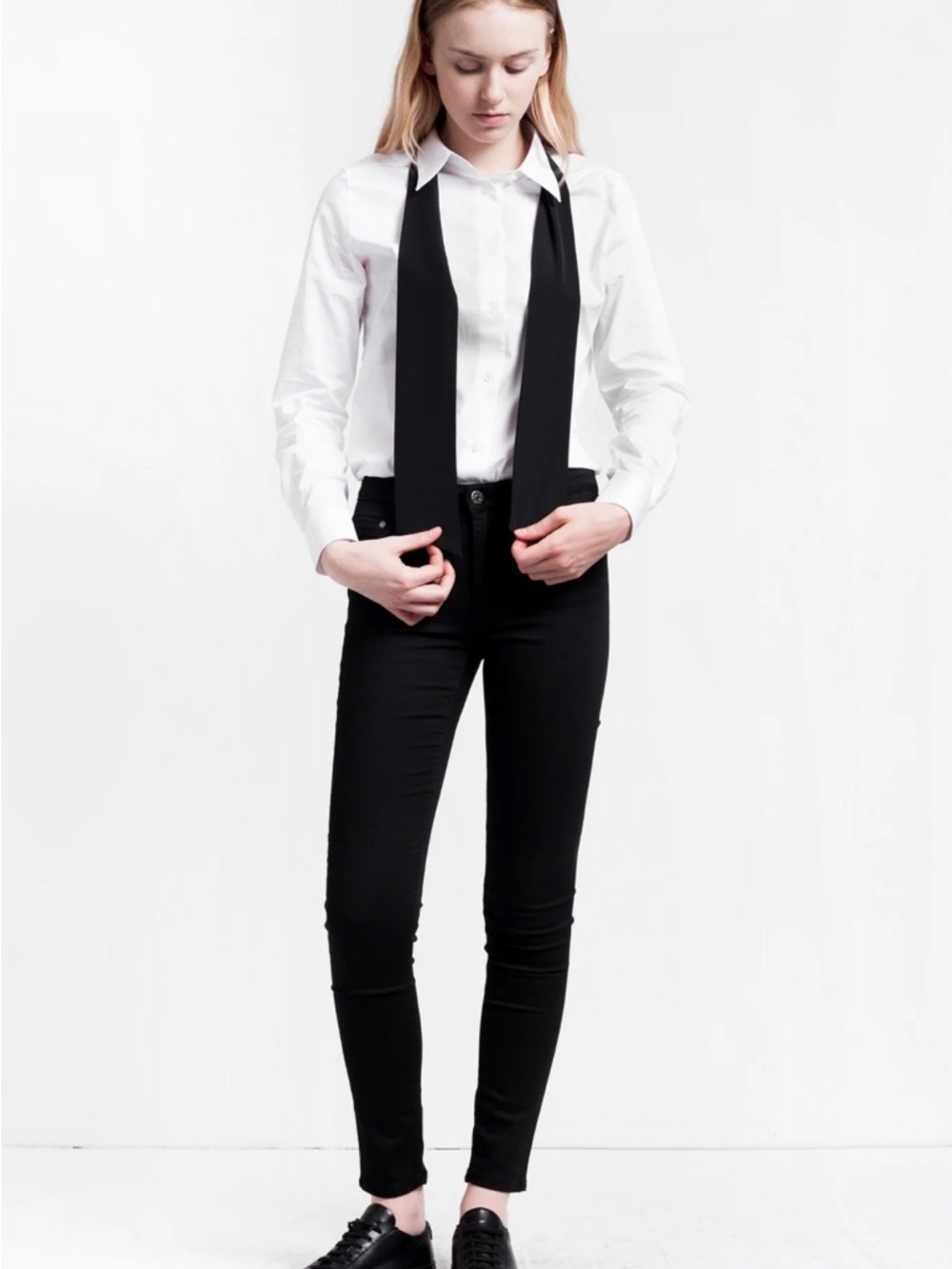 Sz26 Acne Skin 5 Black Skinny Women's Jeans